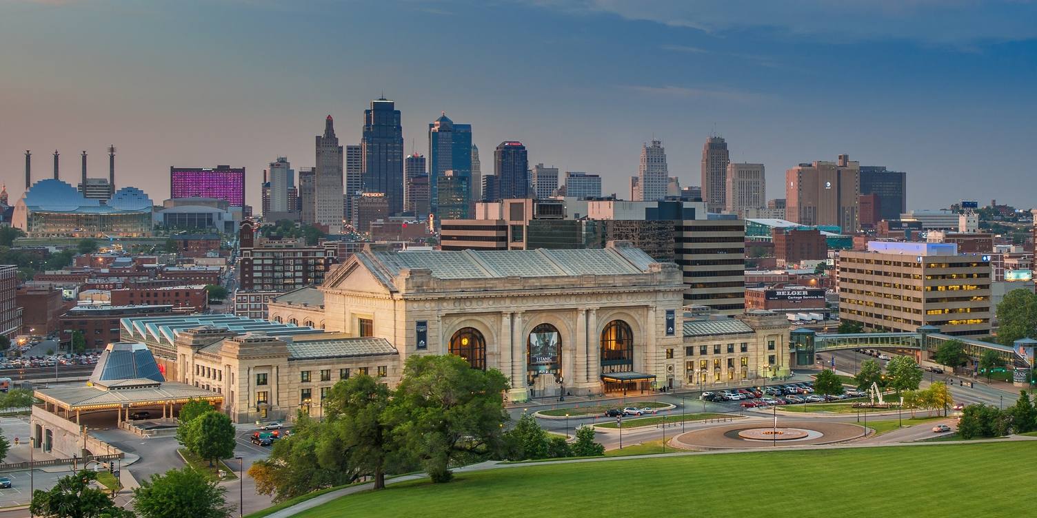Union Station and Kansas City Skyline