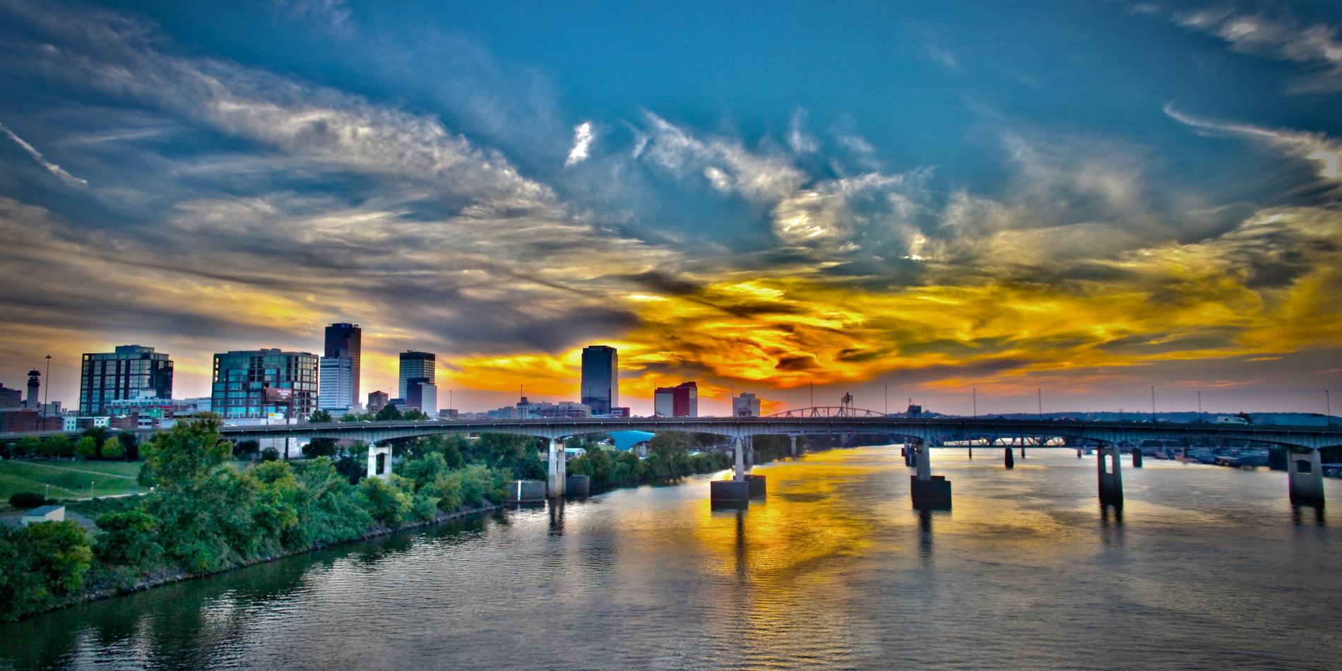 little rock, arkansas skyline