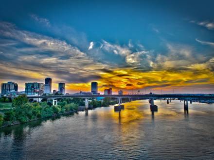 little rock, arkansas skyline